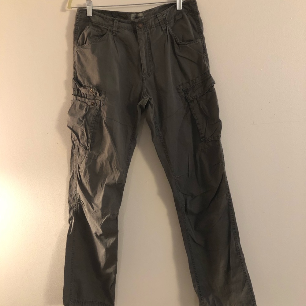 Dark green cargo pants